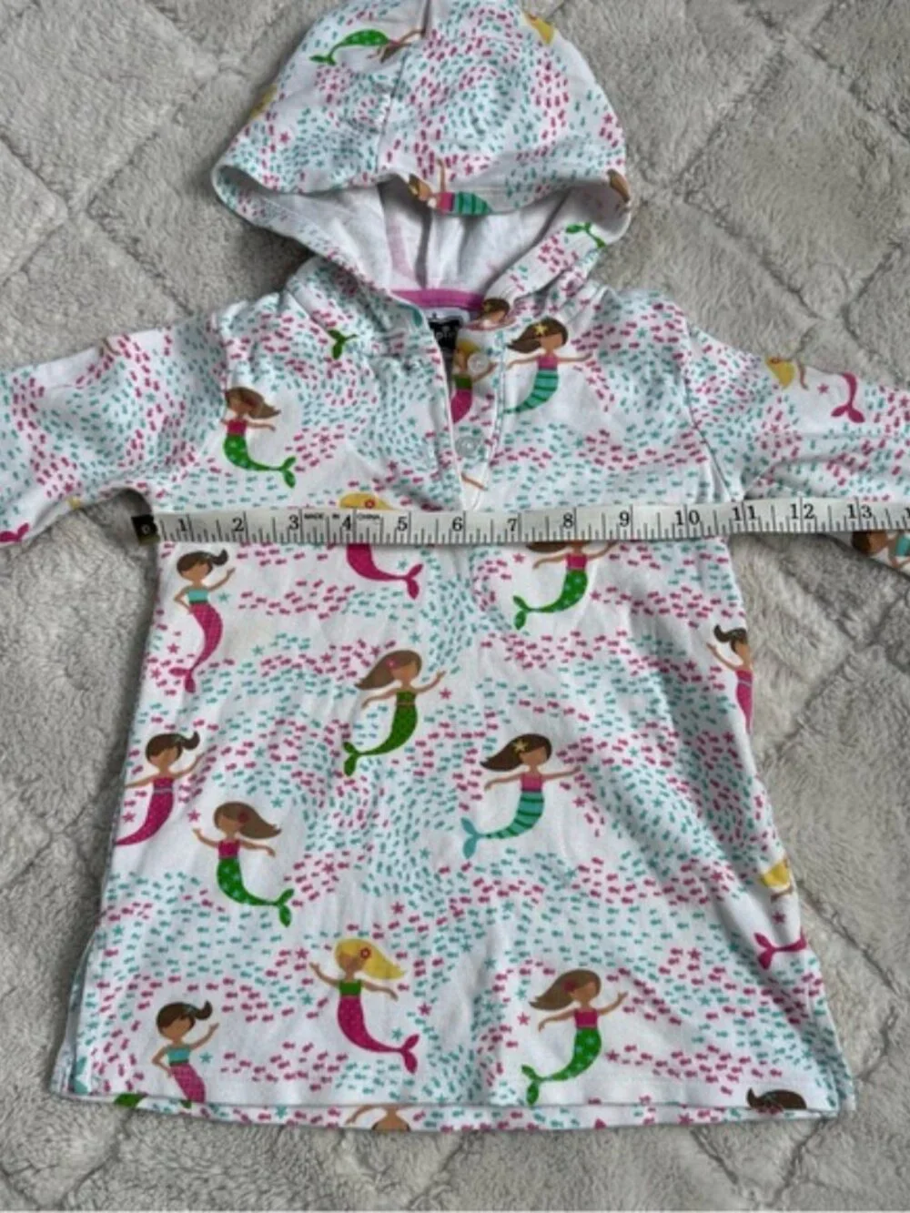 Mud Pie | Baby Mermaid Cover-Up, Multi | Size Small 12-18 Months